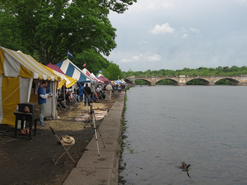 Alumni Tents and Finish Line.JPG